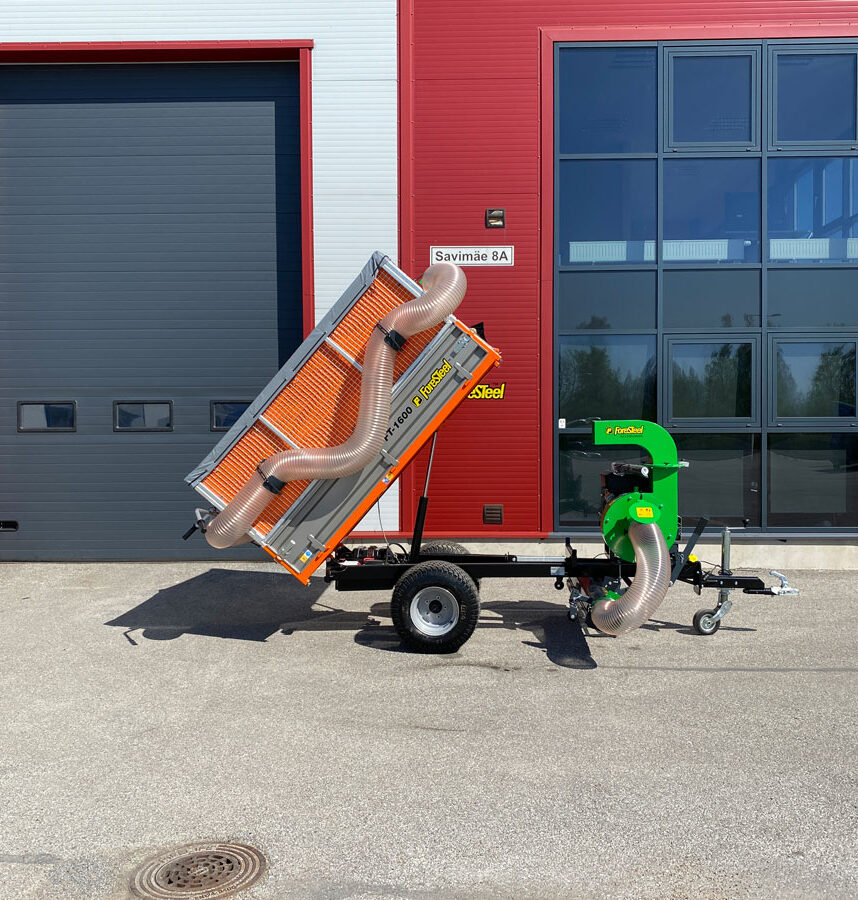 FT-1600 Leaf Trailer - Efficient and easy to use leaf vacuum trailer.