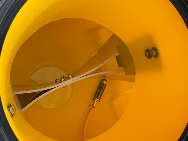 Baffles against sloshing (Internal walls) Foresteel. Time saving